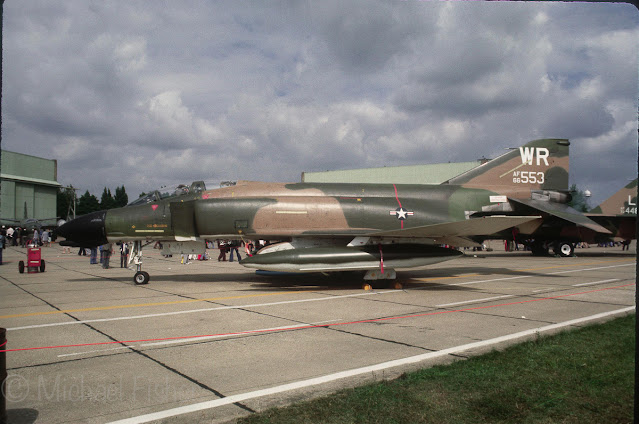 66-7553/WR F-4D Phantom 81TFW USAF Mildenhall 1978