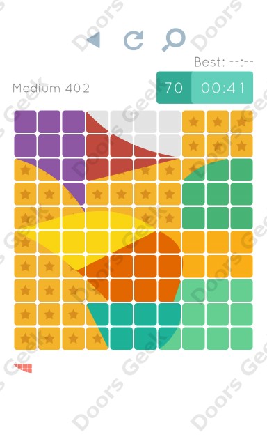 Cheats, Walkthrough for Blocks and Shapes Medium Level 402