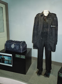 Hot Fuzz UK police costume duffel bag prop