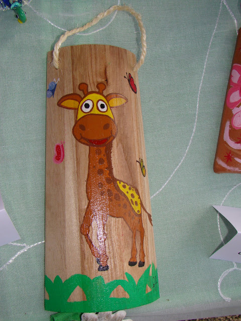 Tegolina in legno la giraffa
