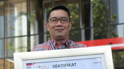 Pemdaprov Jabar Dapat Apresiasi Praktik Baik Dalam Pencegahan Korupsi Dari KPK