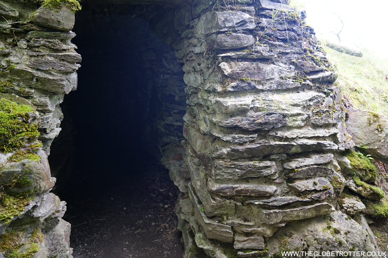 Entrance to the Hermits Cave at the Falls of Acharn