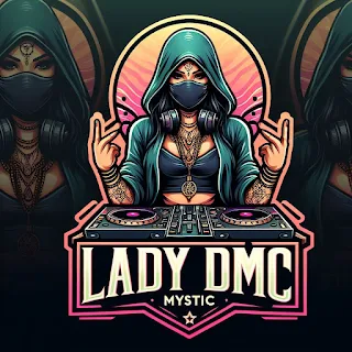 Logo theme - djette dj Lady woman girl Fille femme dmc mystic princess princesse féminise