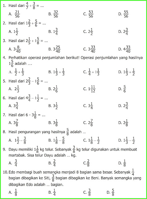 Kunci Jawaban Buku Senang Belajar Matematika Kelas 5 Kurikulum 2013 Halaman 13 14 15 16