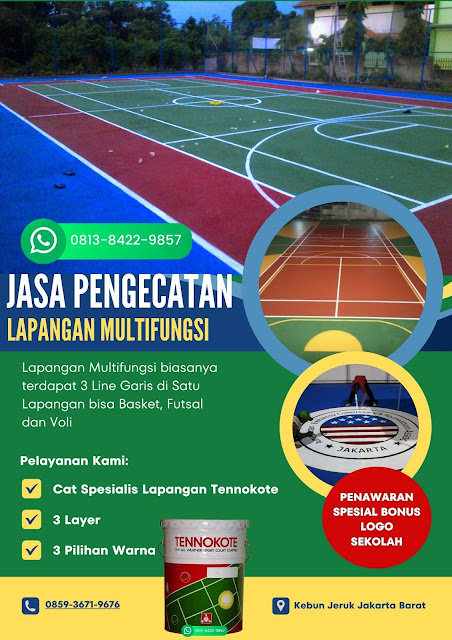 jasa pengecatan lapangan sekolah murah