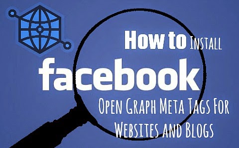 How to install facebook's open graph meta tag technology on your website or blog via geniushowto.blogspot.com social sharing