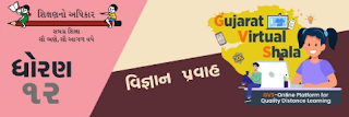 Gujarat Virtual Shala Live Class Std 12 | Gujarat Virtual Shala Online Class For 12