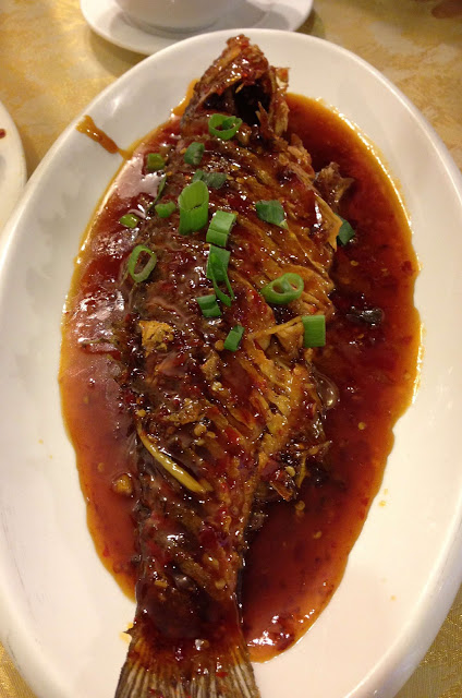 Stitch and Bear - M&L Szechuan Restaurant - Deep fried sea bass