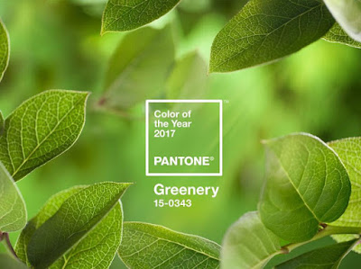 Pantone color greenery