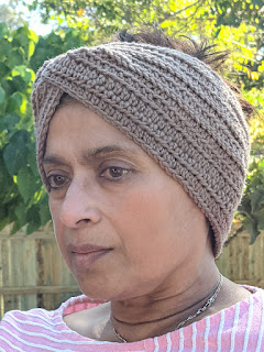 side view for the EASY TURBAN-LIKE HEADBAND