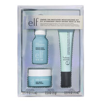 E.L.F. Under the Mistletoe 3-Piece Moisturizing Skincare Kit with Hyaluronic Acid for intense hydration.