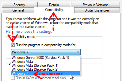 Mengatur kompatibilitas virtualbox