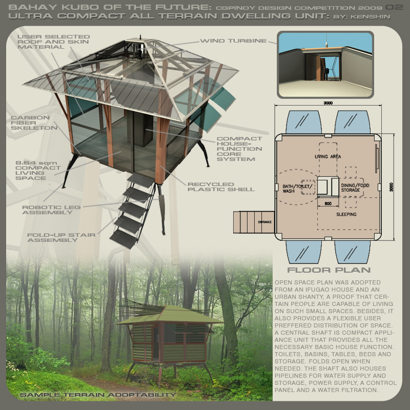 Philippine Dream House  Design Futuristic Bahay  Kubo  