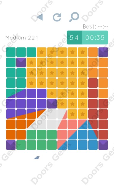 Cheats, Walkthrough for Blocks and Shapes Medium Level 221