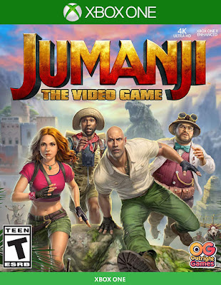 Jumanji Video Game Game Cover Xbox One