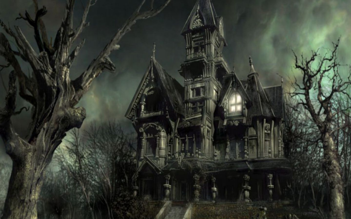 Horror Ghost Houses wallpapers HQ image size : 1440x900