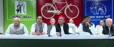 MP Tahir Khan Sits At Back During Press Conference Uttar Pradesh