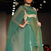 On the Catwalk, On a Celebrity: Mahima Chaudhry in A Green Rabani & Rakha Gown