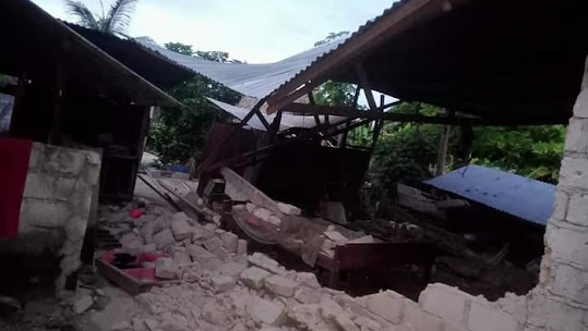 Gempa Maluku Berdampak Kerusakan Pada Rumah-Sekolahan.