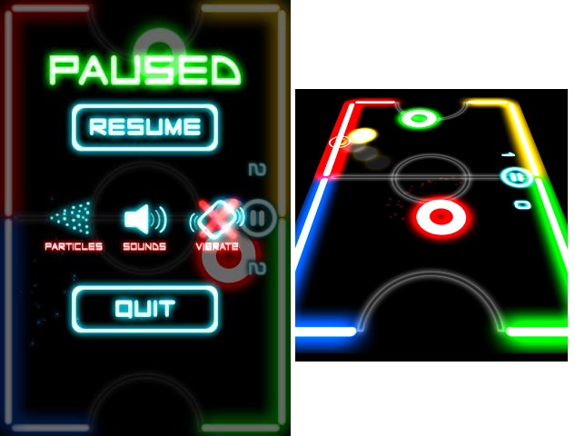 Glow Hockey Apk