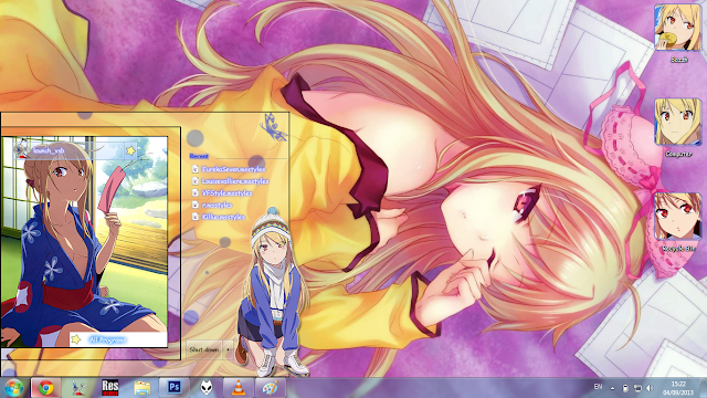 [Theme Win 7] Shina Mashiro By Bashkara