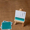 Square Business Cards : Square Business Card Stacks Mockup : Add your logo simple minimalist editable color square business card.
