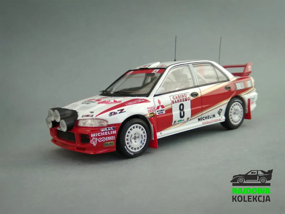 HPI Racing Mitsubishi Lancer EVO III, Rajd Sanremo 1996