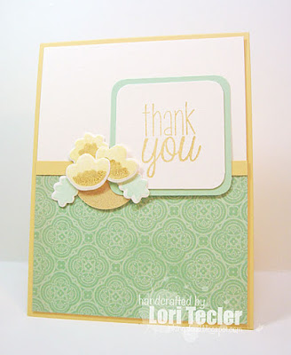 Thank You card-designed by Lori Tecler/Inking Aloud-stamps and dies from Avery Elle