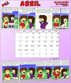 calendário 2013 johnny overjoy abril