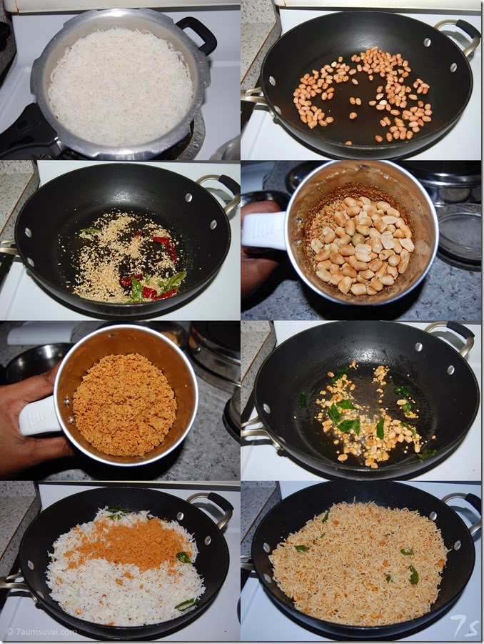 Peanut rice process