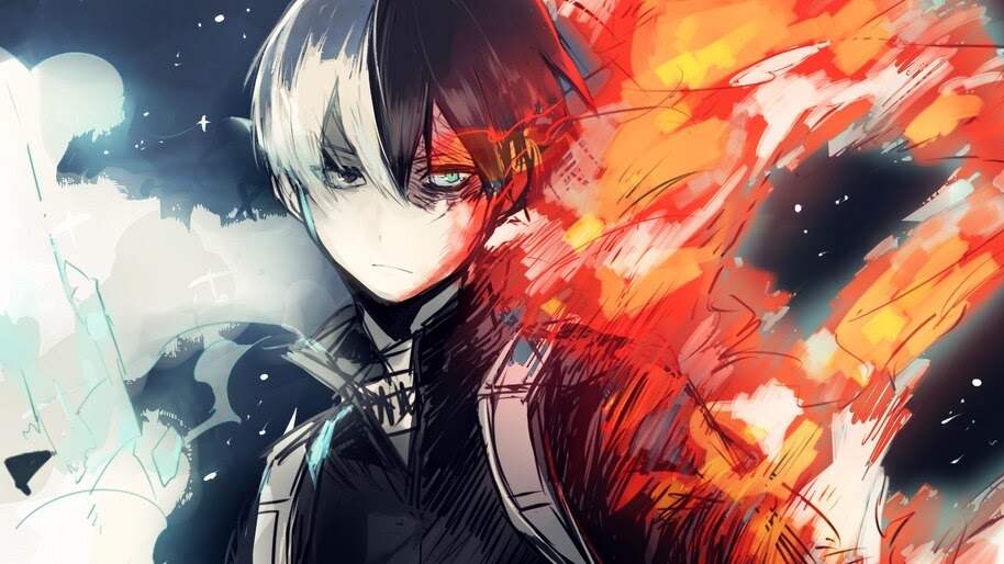 Shoto Todoroki Fire 4k Wallpaper 5 353