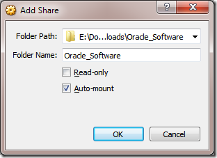 Create VM Configure Shared Folders Auto-mount