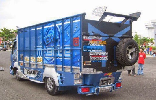 Variasi Mobil Truk - biru