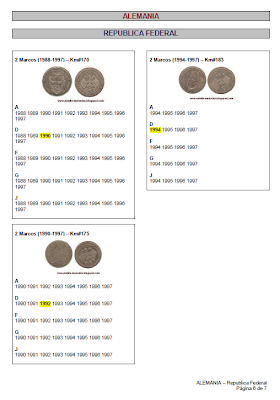 mi coleccion de alemania republica federal 6 de 7
