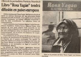 Recortes de prensa Rosa Yagán