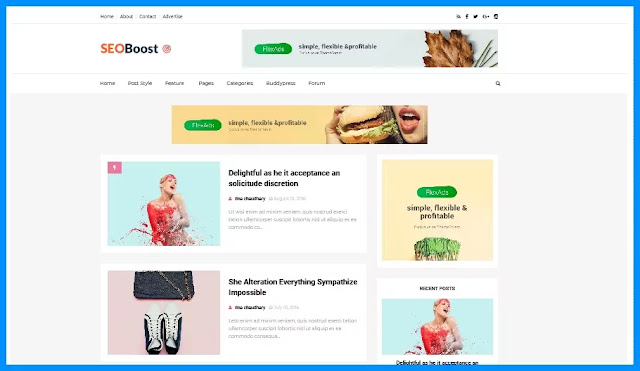 Adsense ready blogger template