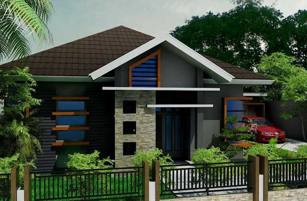 Contoh Desain  Rumah  Minimalis  Sederhana  Hemat  Biaya  