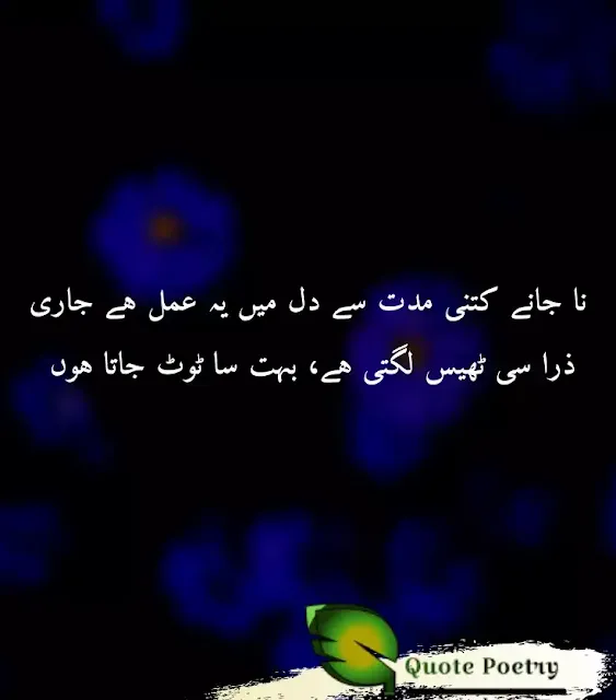 Sad Poetry in Urdu 2 Lines