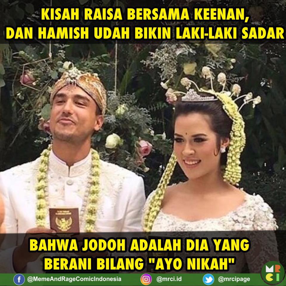 15 Meme Raisa Hamish Pasca Menikah Ini Bikin Ngakak Parah Lucu