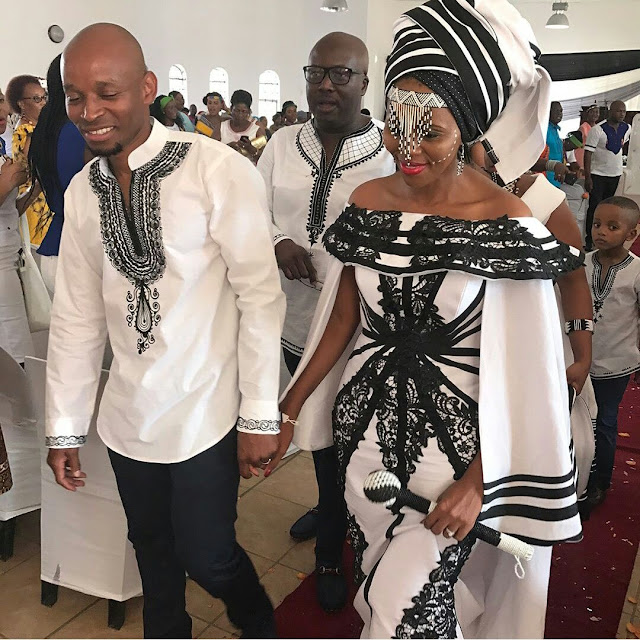 Xhosa Traditional Wedding Attire For Couples.