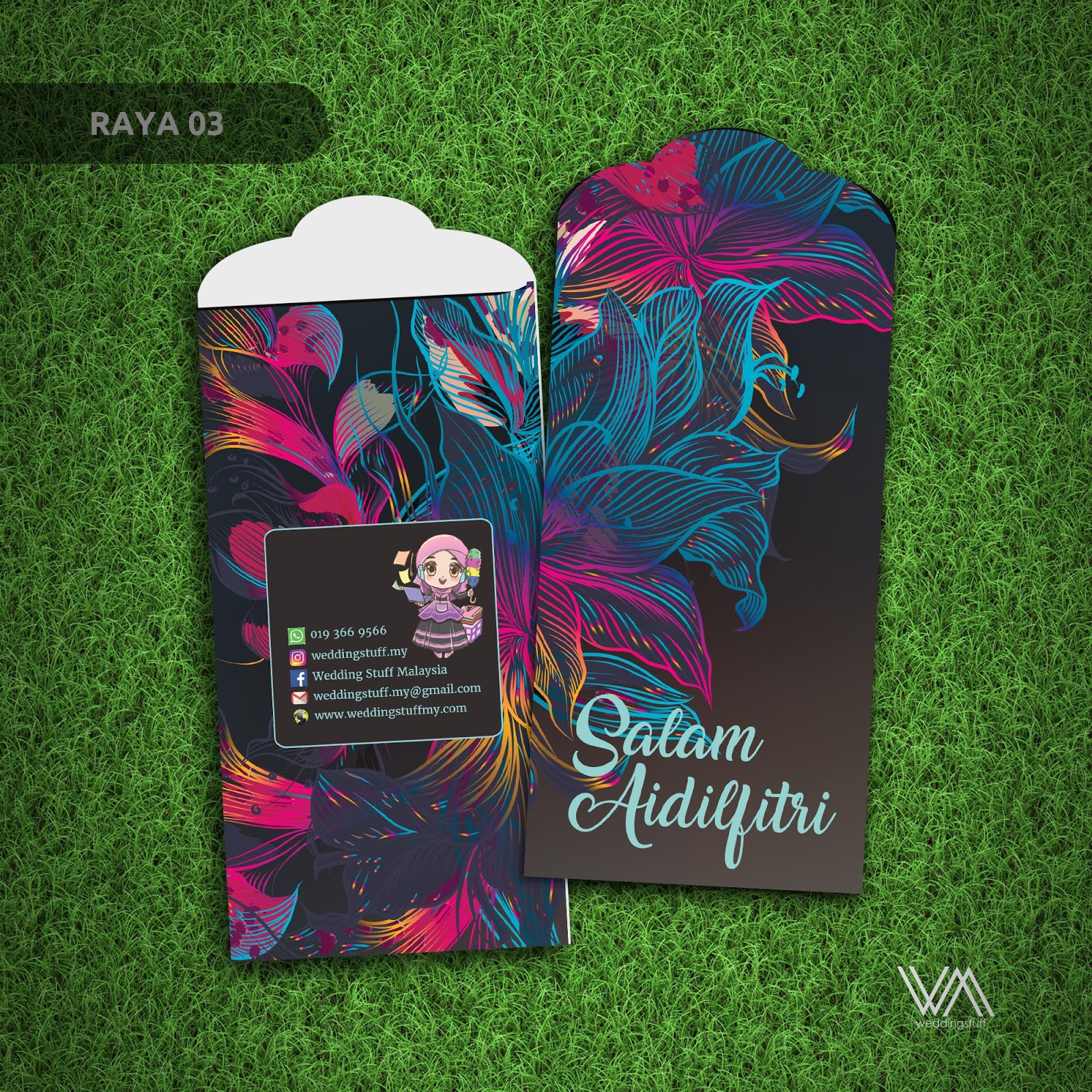 Wedding Stuff Malaysia: Sampul Duit Raya 2018 (Potrait)