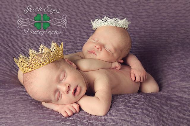 newborn twin photo