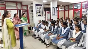 Patiala District Employment and Business Bureau was visited by students