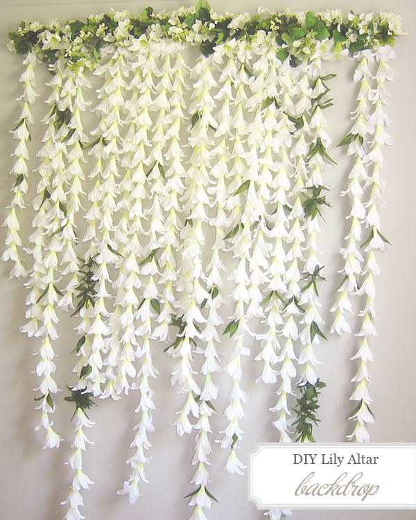 This Easter Lily backdrop credited originally to Martha can be found on