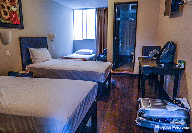 Quarto triplo do Hotel Casa Suyay, Miraflores, Lima