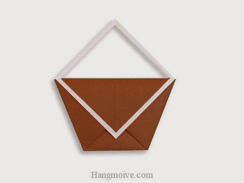 Cách gấp, xếp cái túi bằng giấy origami - Video hướng dẫn xếp hình đồ thời trang - How to fold a Bag