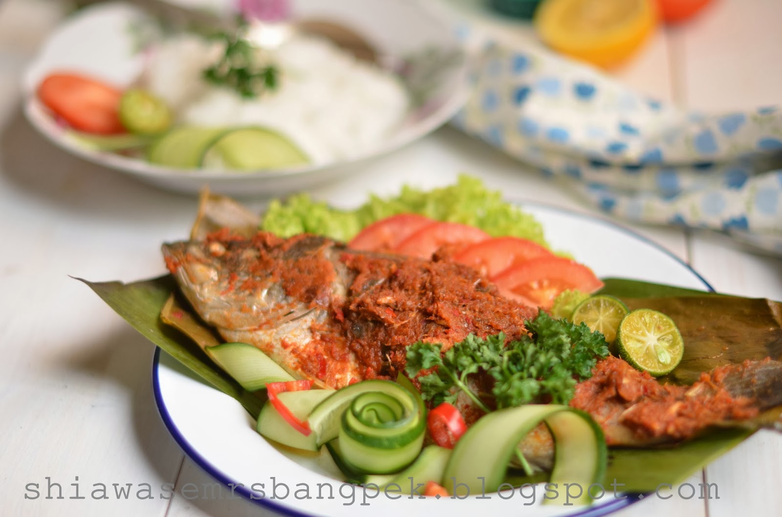 :: ShiawaseMrsBangpek::: Ikan Siakap Bakar Tomyam