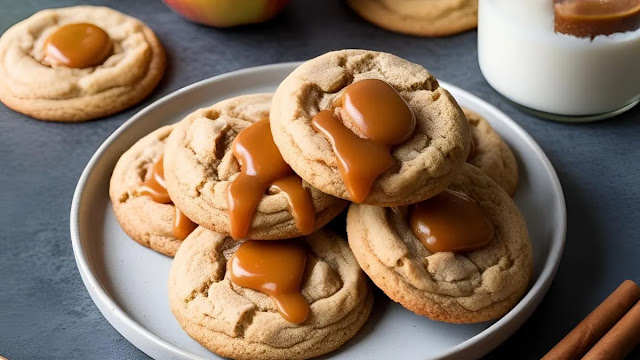 Caramel Apple Pie Cookies