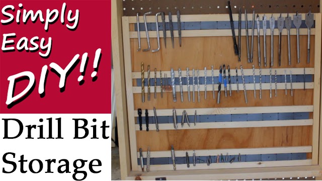 Diy Drill Bit Storage