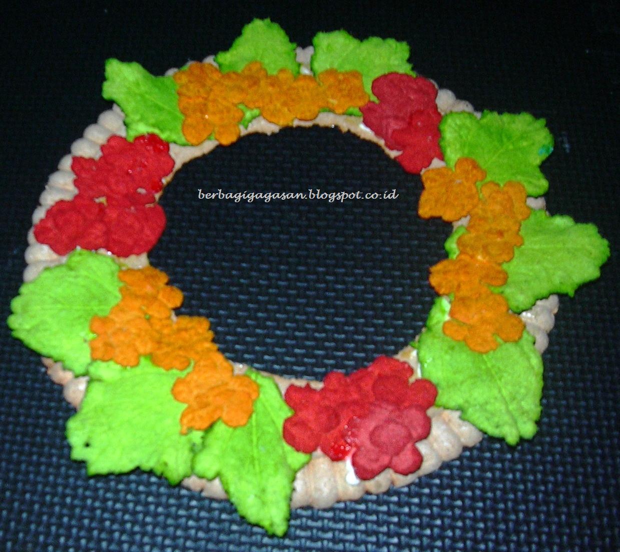 berbagi gagasan STEP BY STEP HANDICRAFT KRANS BUNGA 